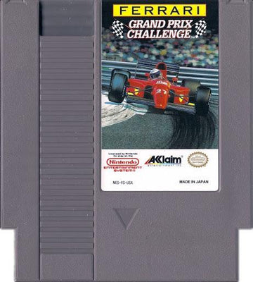 
Ferrari Grand Prix Challenge | NES | North America | physical media scan: Cartridge | PriceCharting