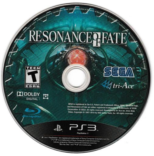 
Resonance of Fate | PlayStation 3 | North America | physical media scan: Game Disc | PriceCharting