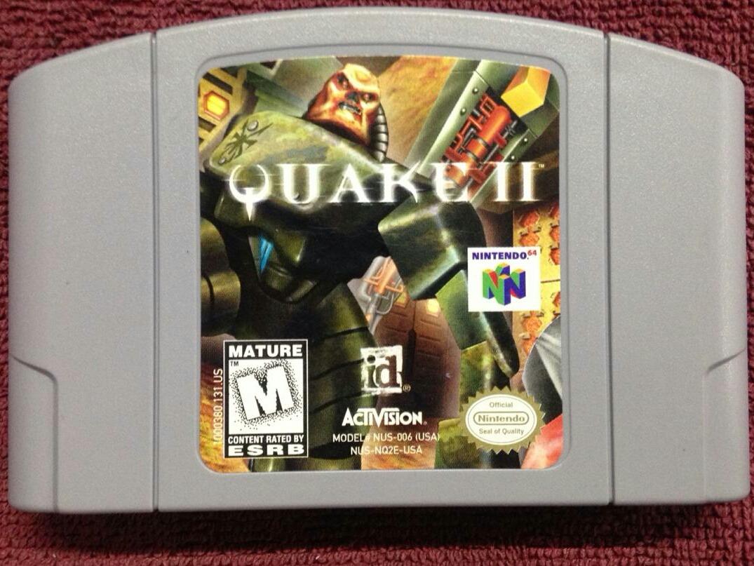 Quake II | Nintendo 64 | North America | physical media scan: Cartridge | PriceCharting