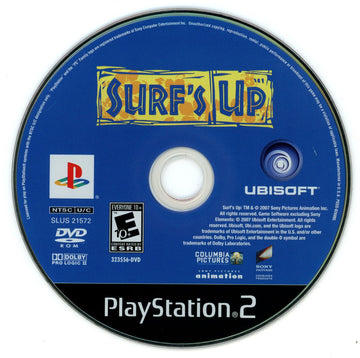 
Surf's Up | PlayStation 2 | North America | physical media scan: Disc | PriceCharting