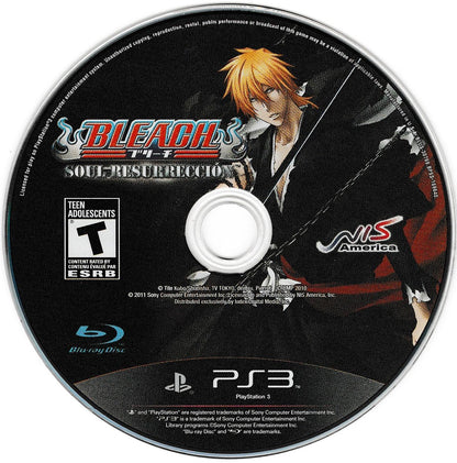 
Bleach: Soul Resurrección | PlayStation 3 | North America | physical media scan: Game Disc | PriceCharting