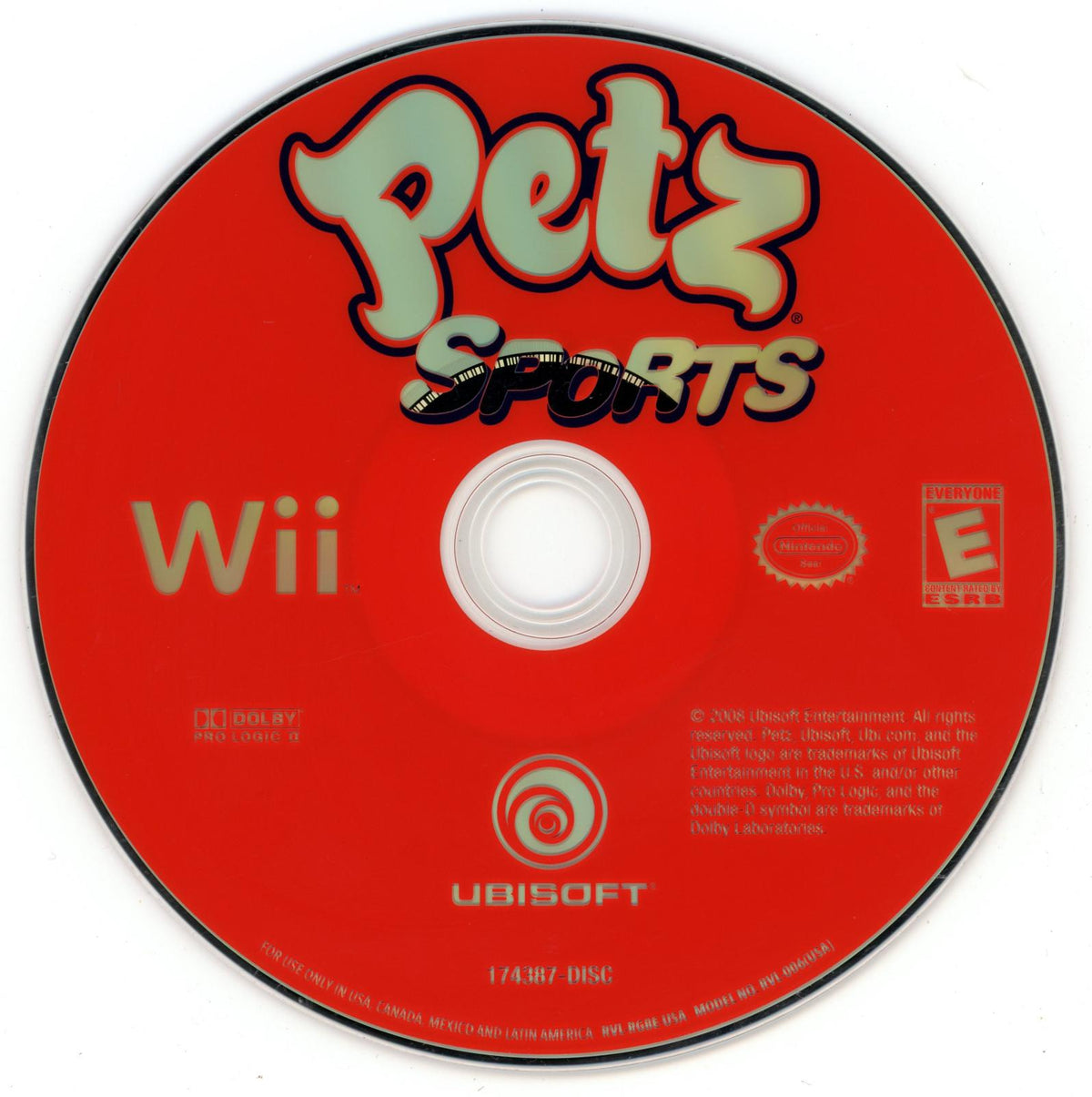 Petz Sports | Wii | North America | physical media scan: Disc | PriceCharting