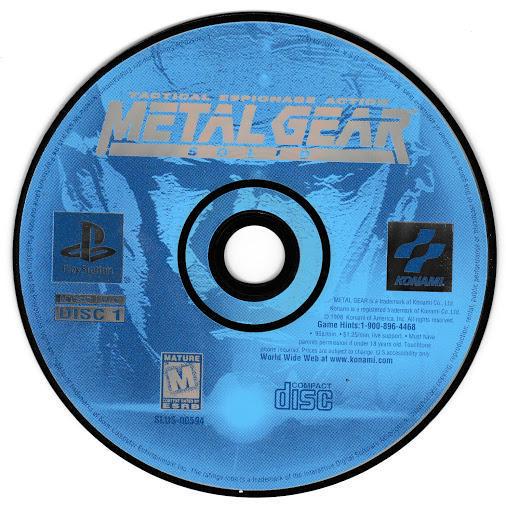 
Metal Gear Solid | PlayStation | North America | physical media scan: Game Disc 1 | PriceCharting
