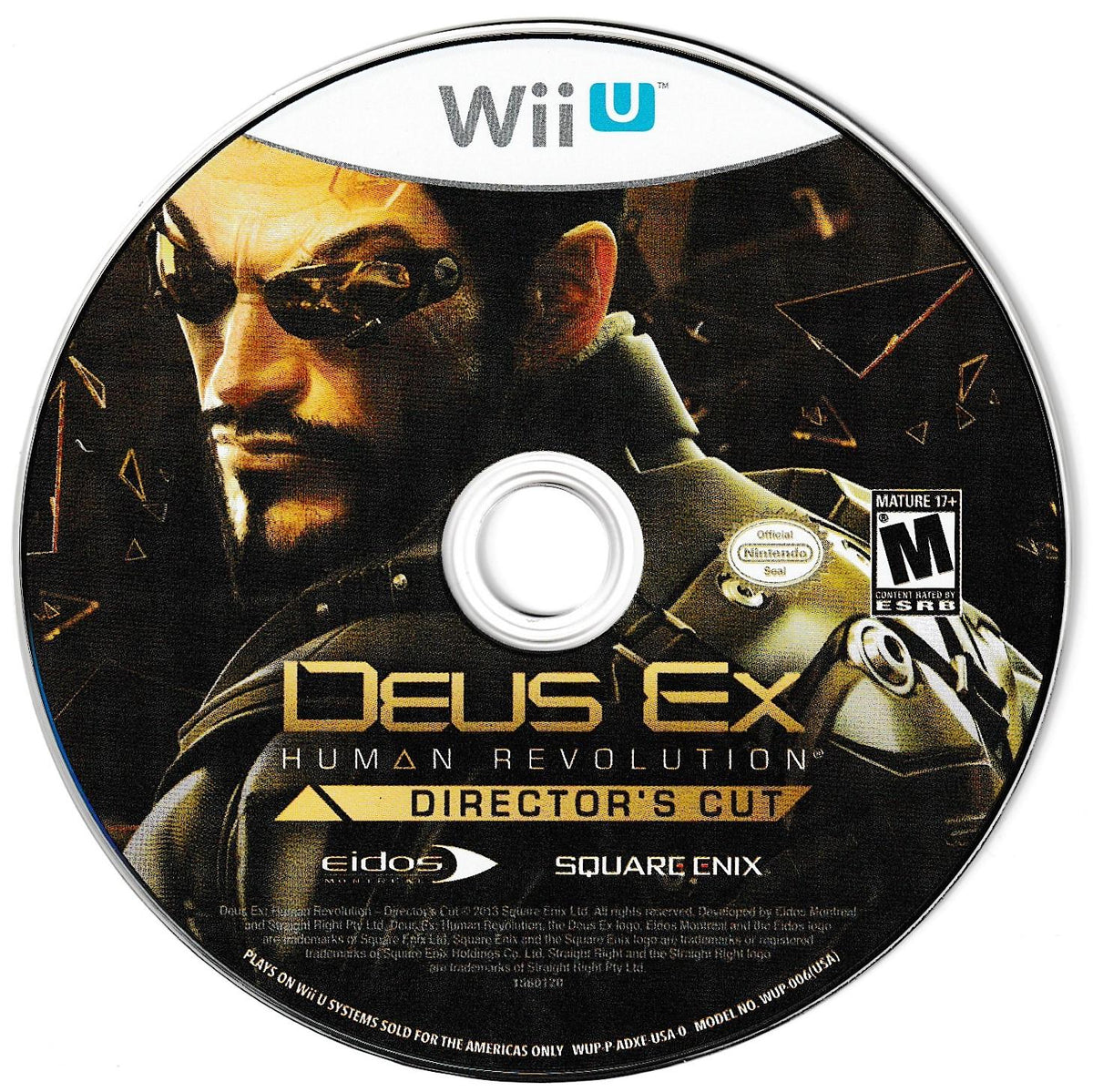 
Deus Ex: Human Revolution - Director's Cut | Wii U | North America | physical media scan: Game Disc | PriceCharting