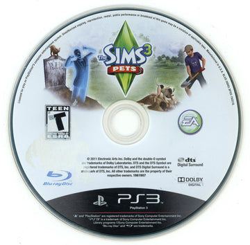 
The Sims 3: Pets | PlayStation 3 | North America | physical media scan: Disc | PriceCharting