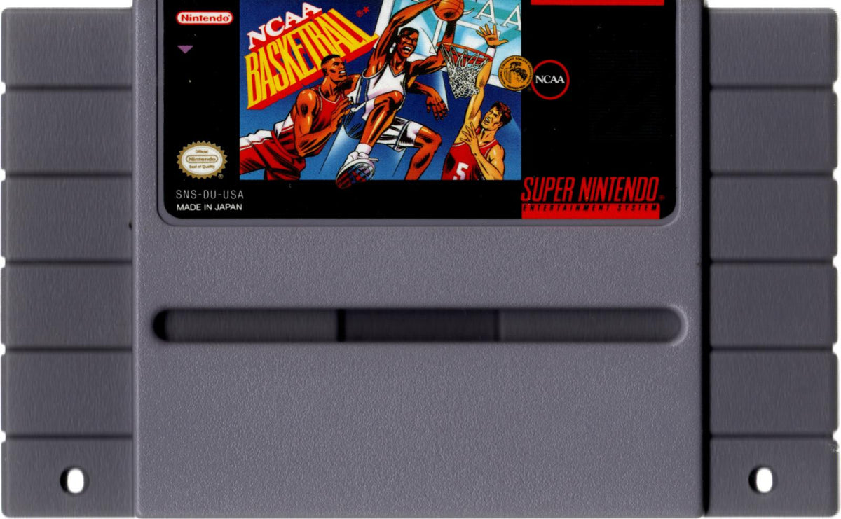 
NCAA Basketball | SNES | North America | physical media scan: Cartridge (Scan) | PriceCharting
