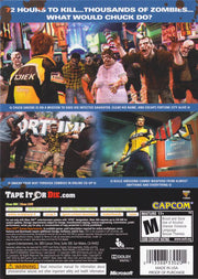 
Dead Rising 2 | Xbox 360 | North America | back cover scan: Back Cover | PriceCharting