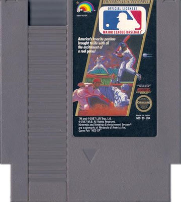 
Major League Baseball | NES | North America | physical media scan: Cartridge | PriceCharting