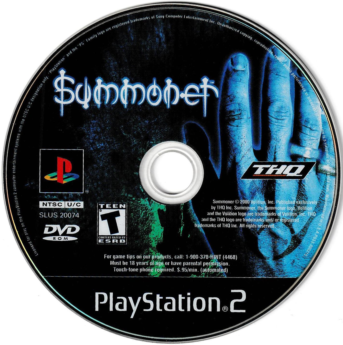 
Summoner | PlayStation 2 | North America | physical media scan: Game Disc | PriceCharting