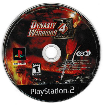 
Dynasty Warriors 4 | PlayStation 2 | North America | physical media scan: Game Disc | PriceCharting