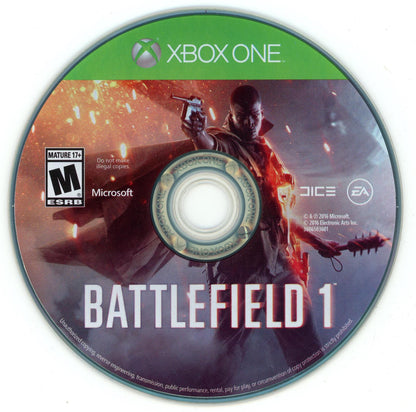 
Battlefield 1 | Xbox One | North America | physical media scan: Disc | PriceCharting