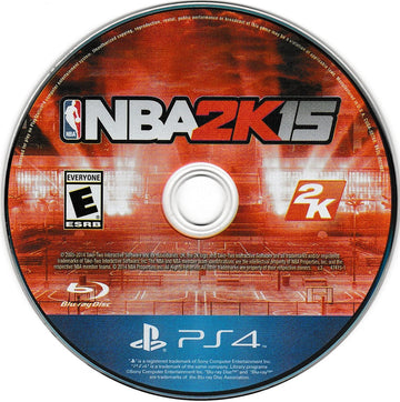 
NBA 2K15 | PlayStation 4 | North America | physical media scan: Game Disc | PriceCharting