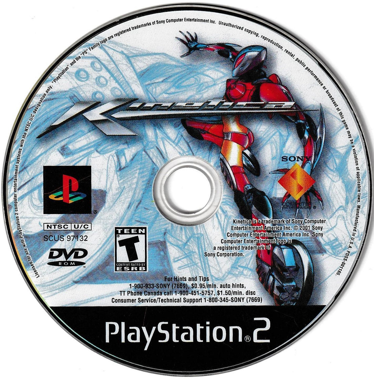 
Kinetica | PlayStation 2 | North America | physical media scan: Game Disc | PriceCharting