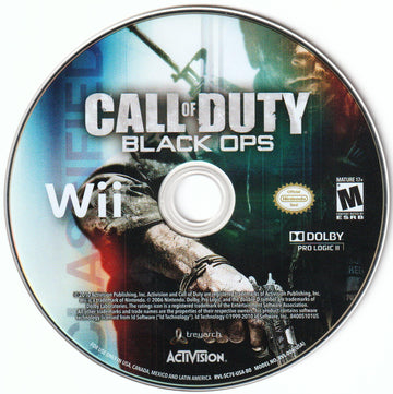 
Call of Duty: Black Ops | Wii | North America | physical media scan: Game Disc | PriceCharting