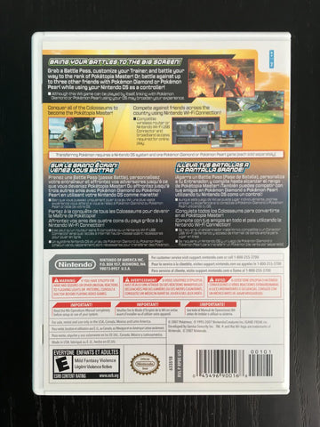 
Pokémon Battle Revolution | Wii | North America | back cover scan: Back Cover | PriceCharting