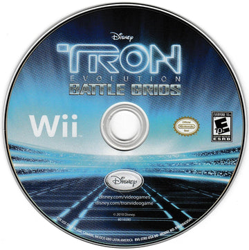 
Tron: Evolution - Battle Grids | Wii | North America | physical media scan: Game Disc | PriceCharting