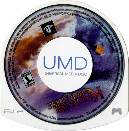 
Kingdom of Paradise | PSP | North America | physical media scan: UMD | PriceCharting