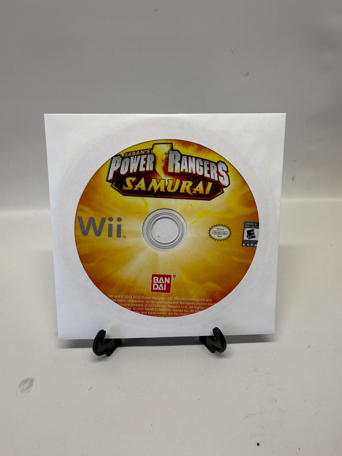 
Power Rangers: Samurai | Wii | North America | physical media scan: Disc | PriceCharting