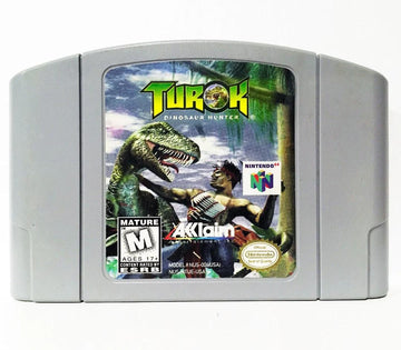 
Turok: Dinosaur Hunter | Nintendo 64 | North America | physical media scan: Cartridge | PriceCharting