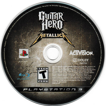 
Guitar Hero: Metallica | PlayStation 3 | North America | physical media scan: Game Disc | PriceCharting