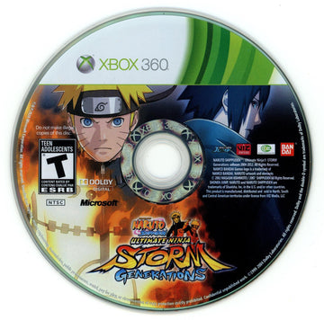 
Naruto Shippuden: Ultimate Ninja Storm Generations | Xbox 360 | North America | physical media scan: Disc | PriceCharting