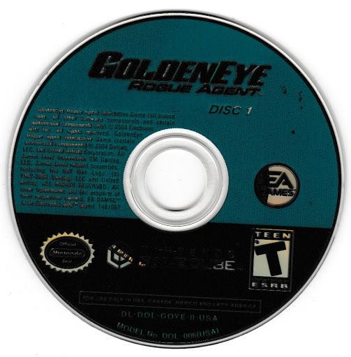 
GoldenEye: Rogue Agent | GameCube | North America | physical media scan: Game Disc 1 | PriceCharting