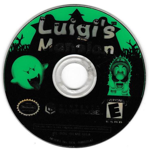 Luigi's Mansion | GameCube | North America | physical media scan: Game Disc | PriceCharting