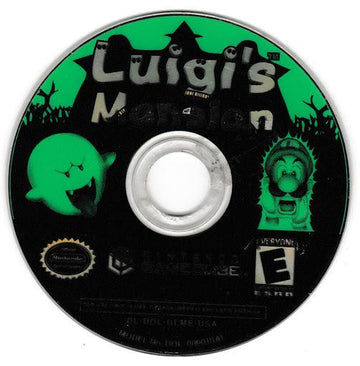 
Luigi's Mansion | GameCube | North America | physical media scan: Game Disc | PriceCharting