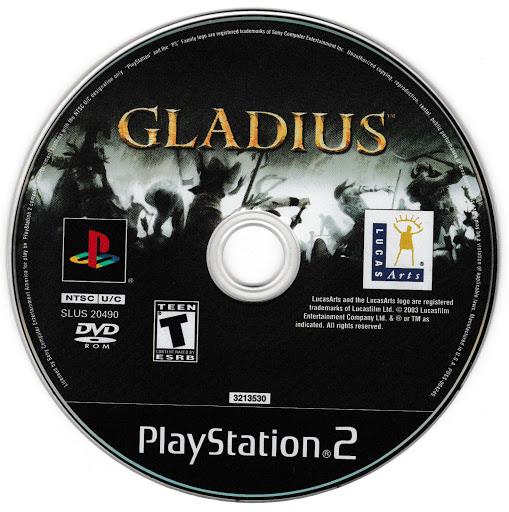 
Gladius | PlayStation 2 | North America | physical media scan: Game Disc | PriceCharting
