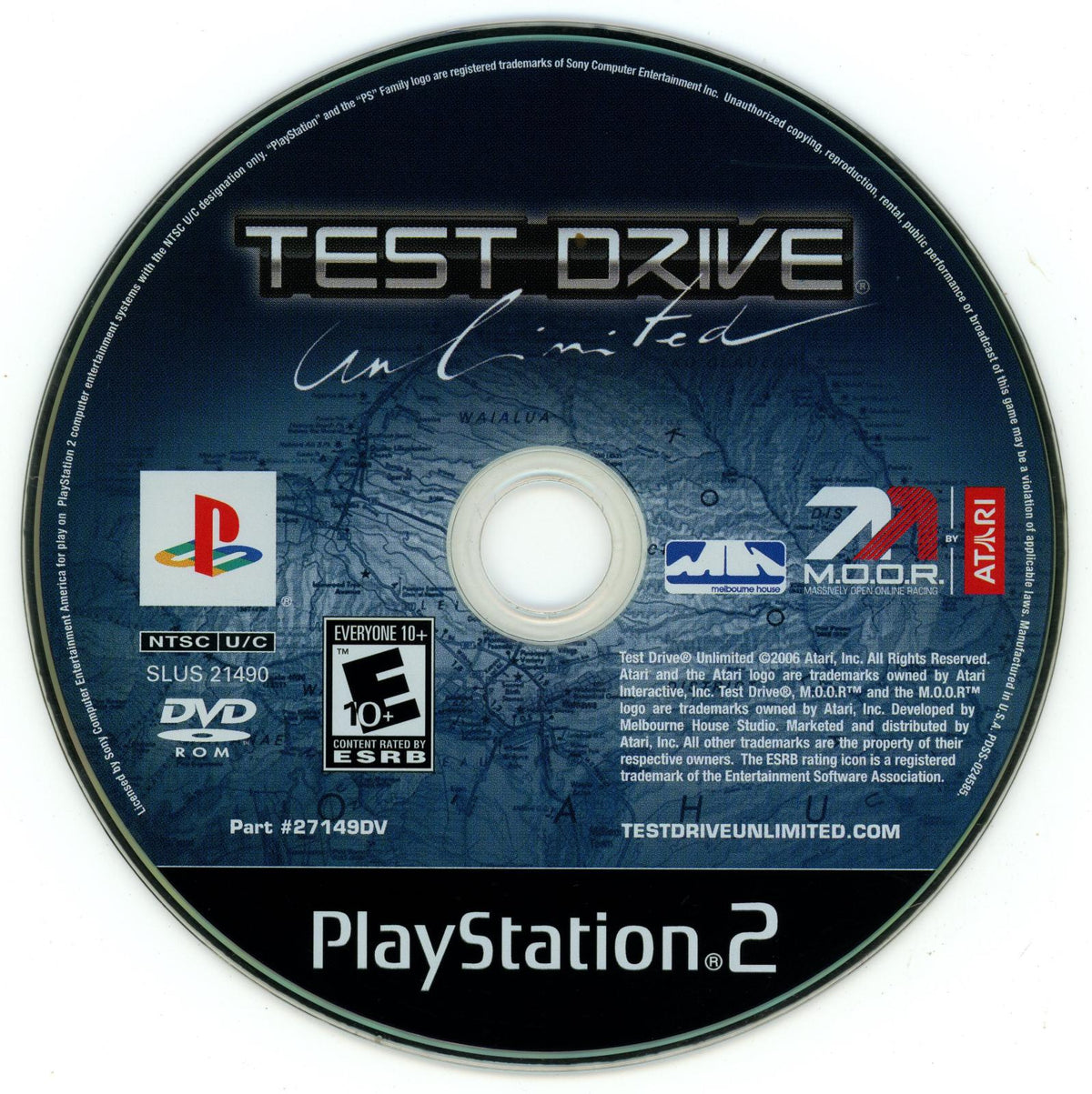 
Test Drive Unlimited | PlayStation 2 | North America | physical media scan: Disc | PriceCharting