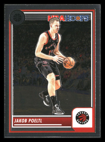 2023-24 Hoops Premium Stock #122 Jakob Poeltl