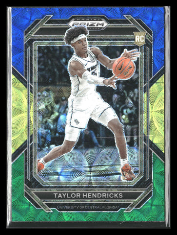 2023 Panini Prizm Draft Picks #19 Taylor Hendricks Choice Blue/Yellow/Green