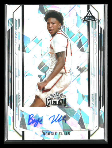 2021-22 Leaf Metal #BA-BE1 Boogie Ellis Silver Crystal