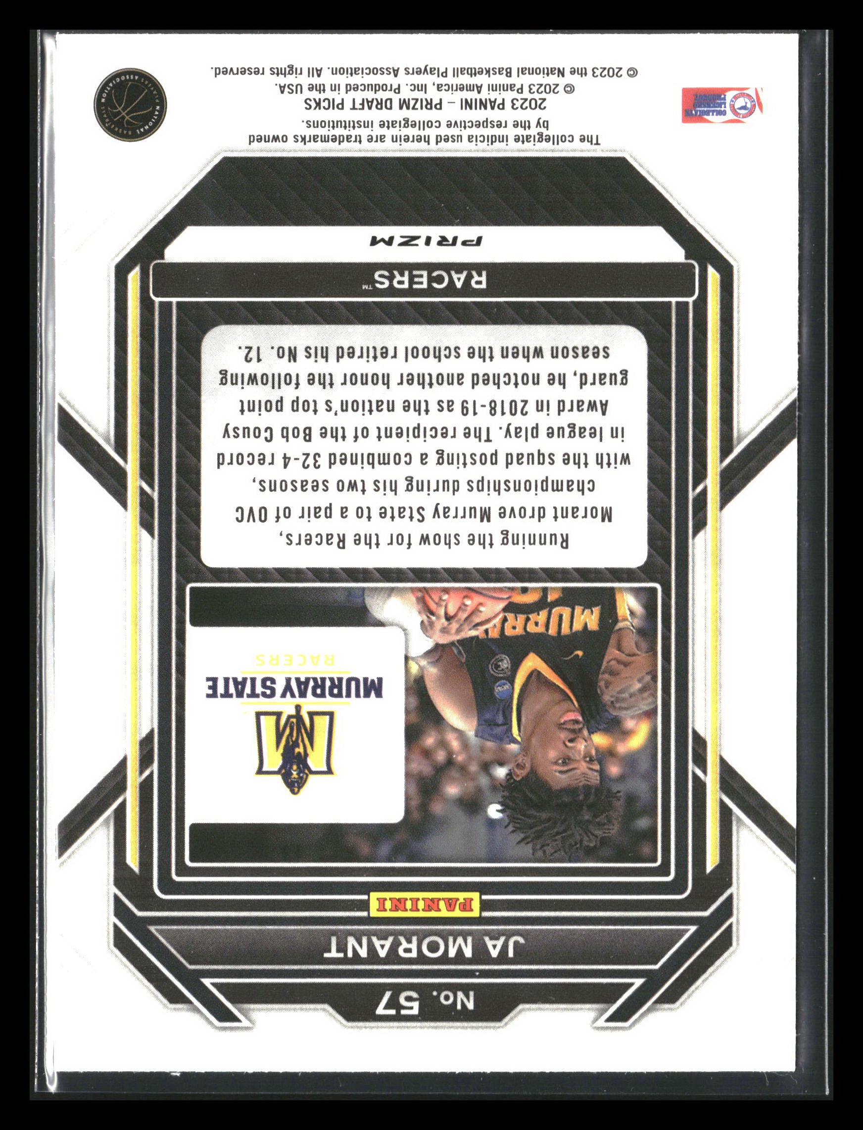 2023 Panini Prizm Draft Picks #57 Ja Morant Silver