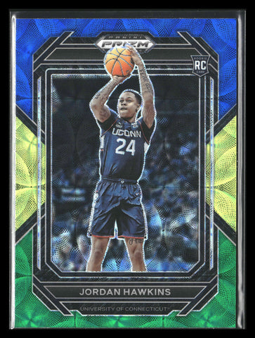 2023 Panini Prizm Draft Picks #42 Jordan Hawkins Choice Blue/Yellow/Green