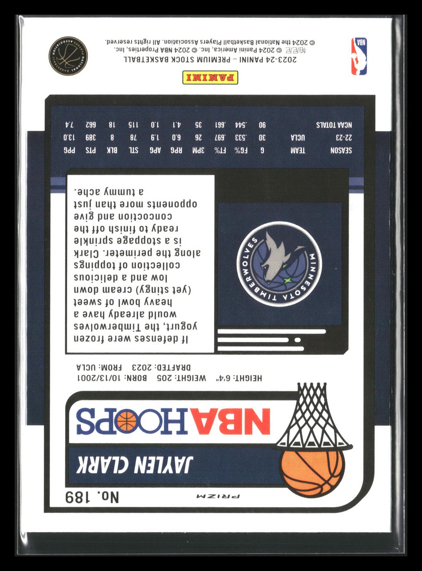 Hoops Premium Stock Jaylen Clarke Seismic