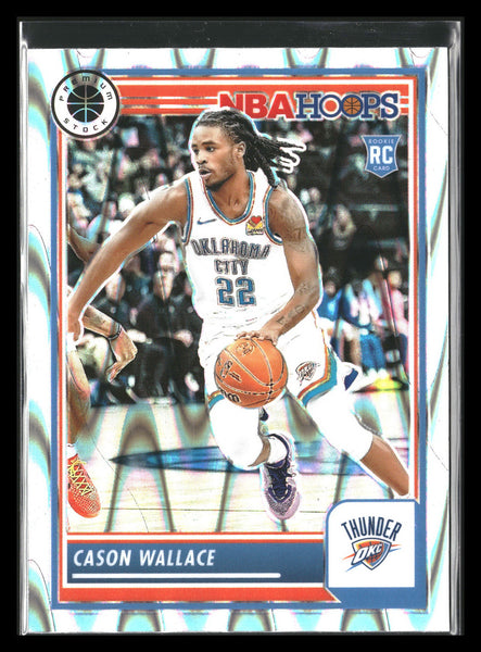 2023-24 NBA HOOPS Premium Stock Cason Wallace RC #281 Seismic Wave