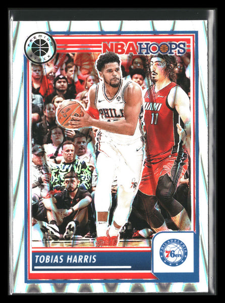 Tobias Harris Seismic Prizm 2023-24 NBA Hoops Premium Stock #212