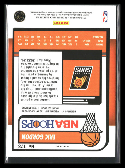 Eric Gordon 2023-24 Panini Hoops Premium Stock SILVER PRIZM #178