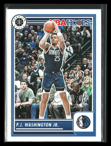 2023-24 Panini Hoops Premium Stock Silver Prizm PJ Washington Jr Dallas