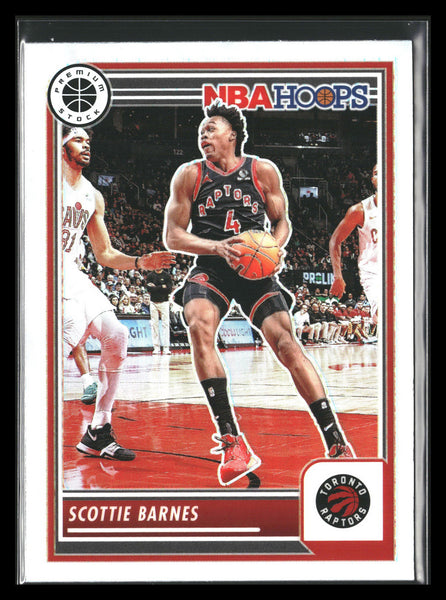 2023-24 Panini NBA Hoops Premium Stock - Silver Prizm #257 Scottie Barnes