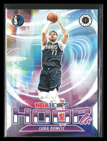 2023-24 Hoops Premium Stock Hoopla Holo Luka Doncic Dallas Mavericks #7