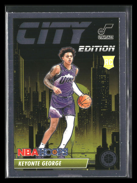 2023-24 Panini NBA Hoops Premium Stock Keyonte George City Edition RC