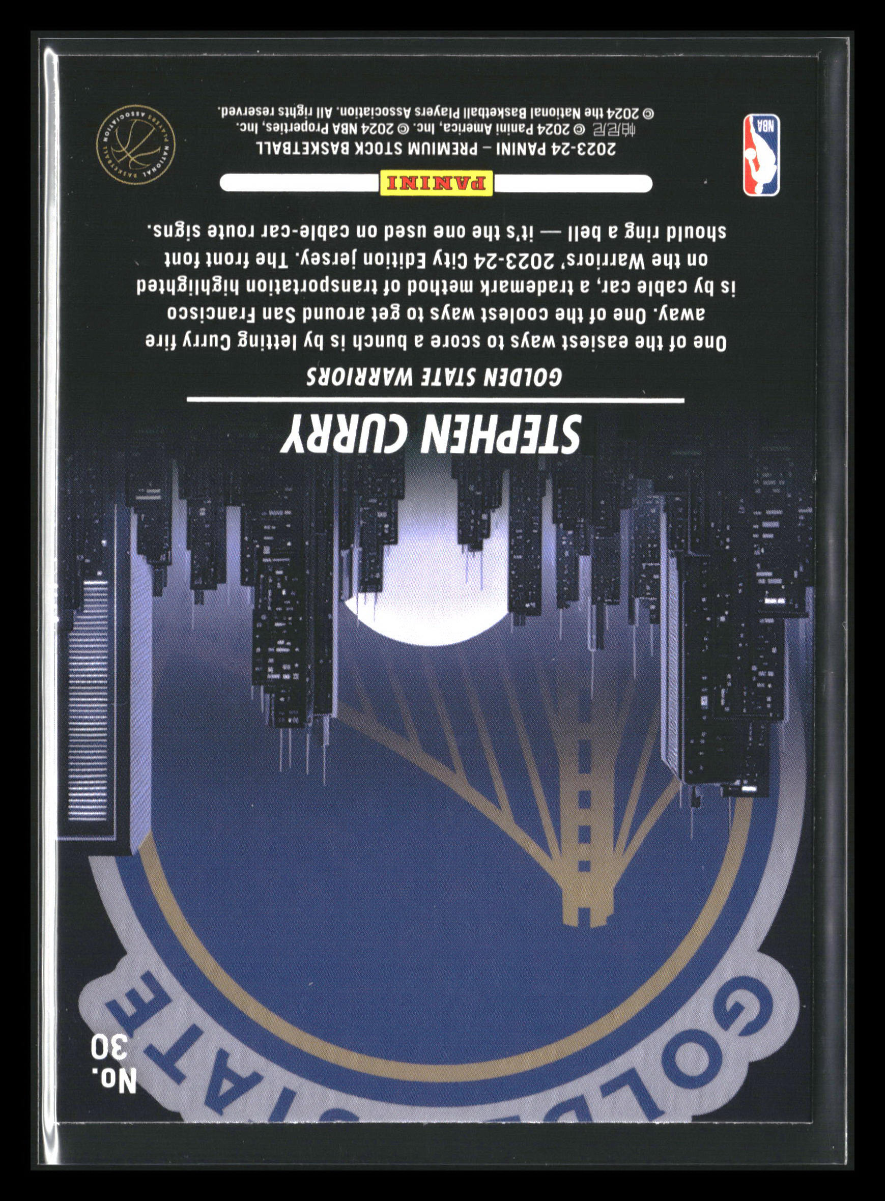 2023-24 Nba Hoops Premium Stock Stephen Curry 'City Edition'