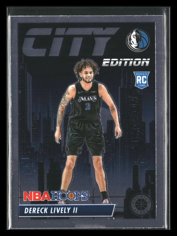 Dereck Lively II 2023-24 NBA Hoops Premium Stock RC City Edition #2 Mavericks