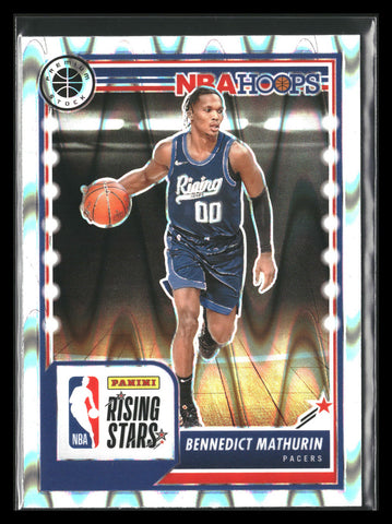 2023-24 Hoops Premium Stock Bennedict Mathurin Seismic Rising Starts #286