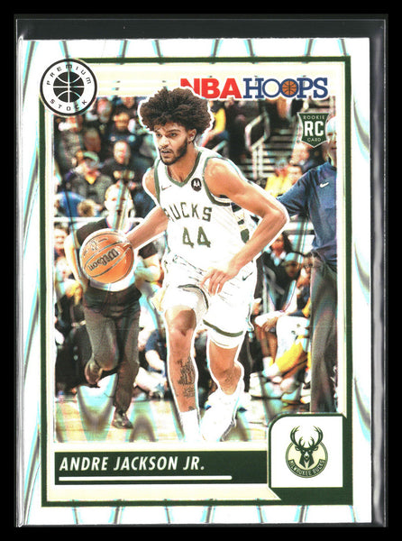 2023-24 NBA Hoops Premium Stock ANDRE JACKSON JR Seismic Prizm RC #67