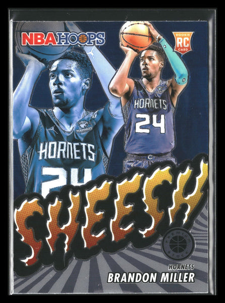 2023-24 Panini NBA Hoops Premium Stock - Sheesh #25 Brandon Miller (RC)