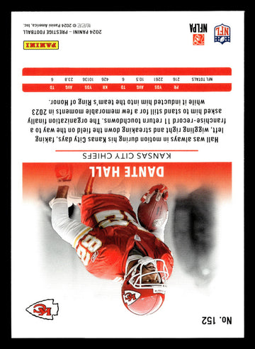 
2024 Panini Prestige #152 Dante Hall