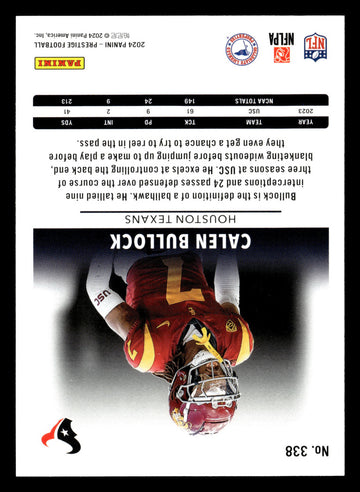 
2024 Panini Prestige #338 Calen Bullock